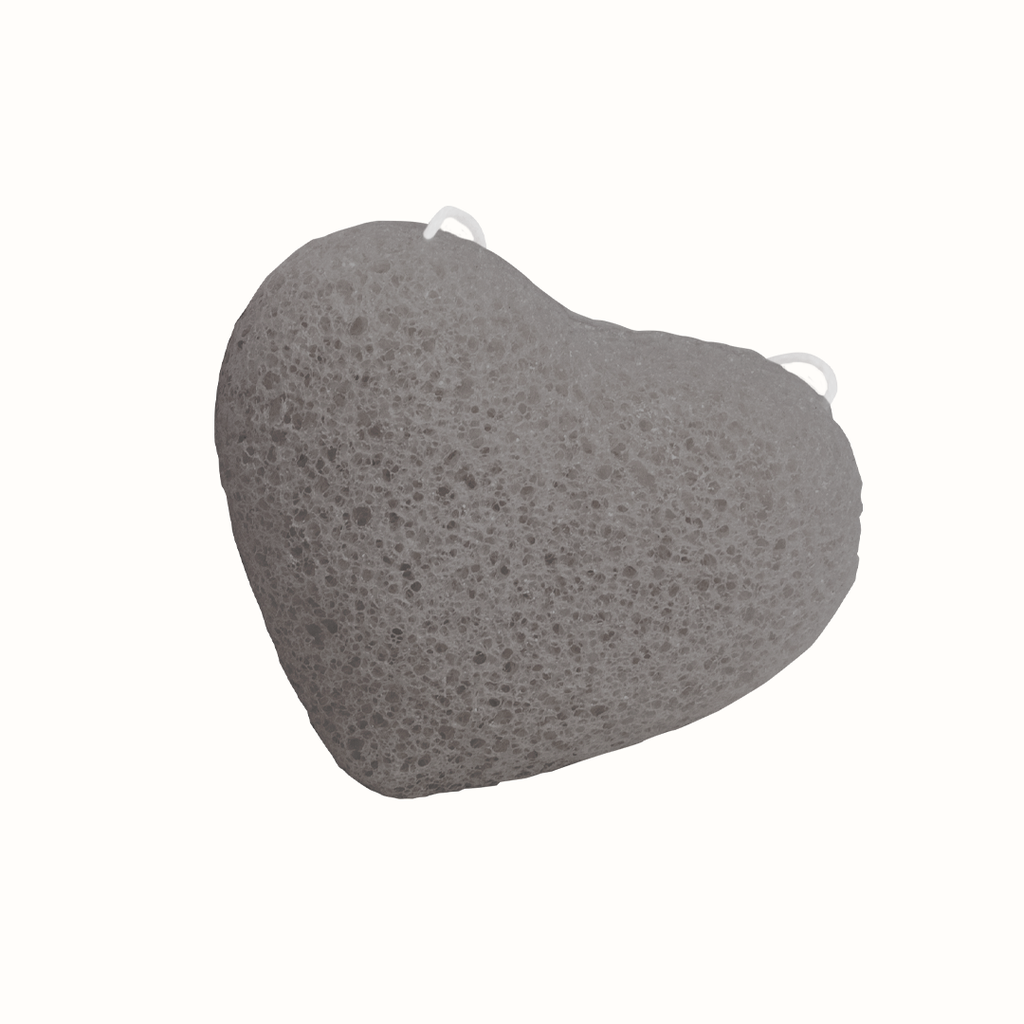 Konjac Sponge with Bamboo Charcoal - Combination to oily skin